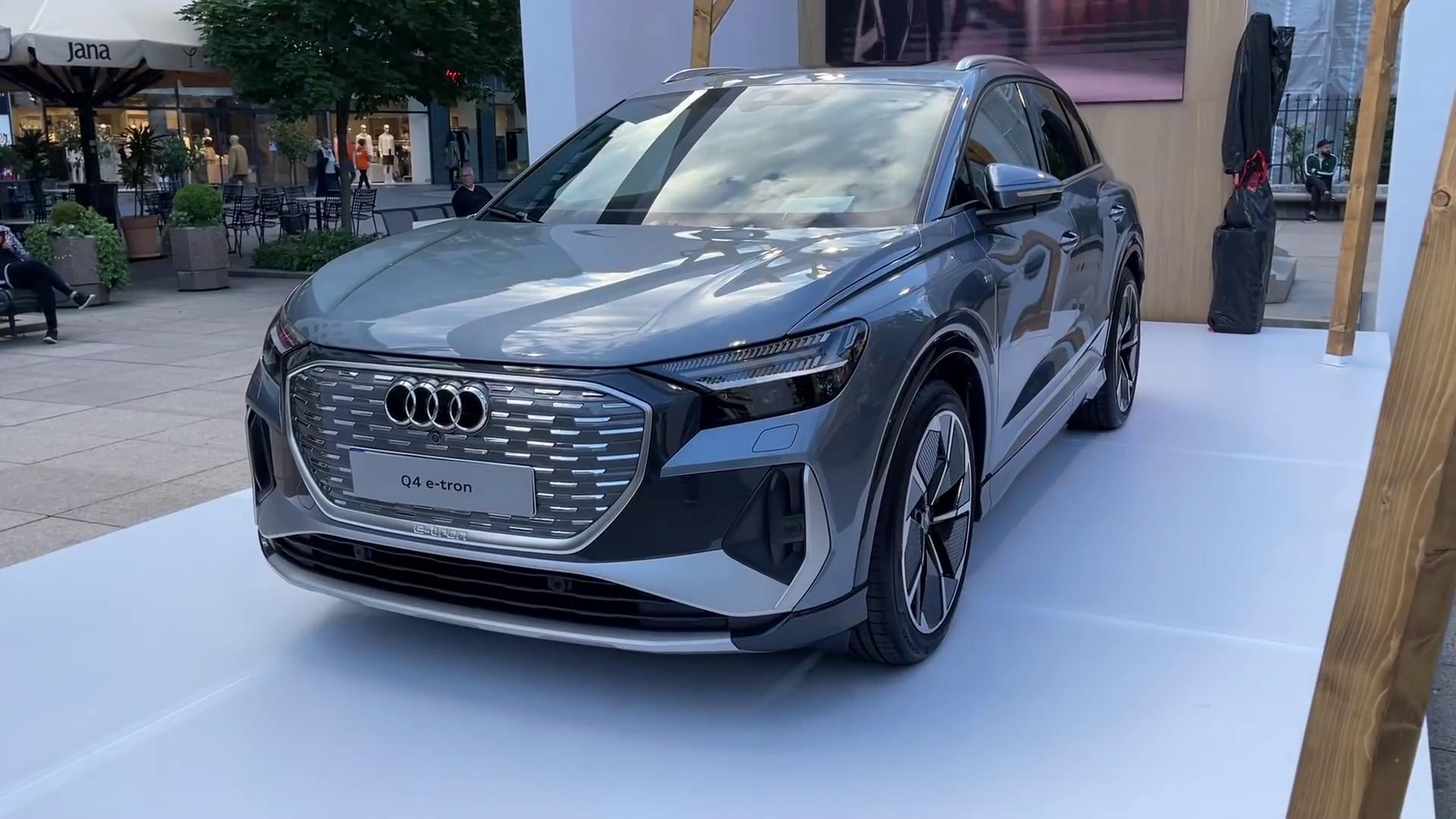 全新奥迪q4 40 e-tron 2022款正式发布,外观内饰细节展示