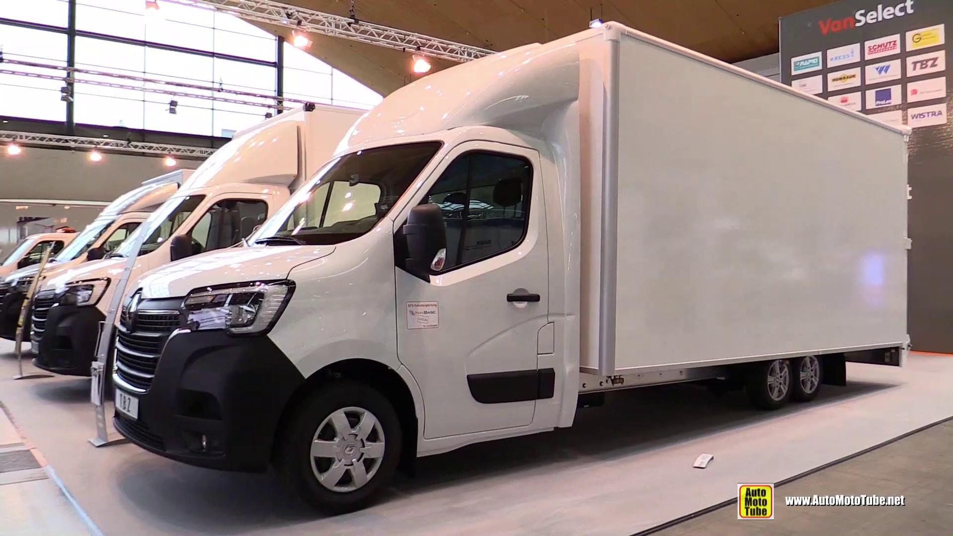 2020款雷诺master箱式货车亮相车展实拍外观内饰设计车厢足够大