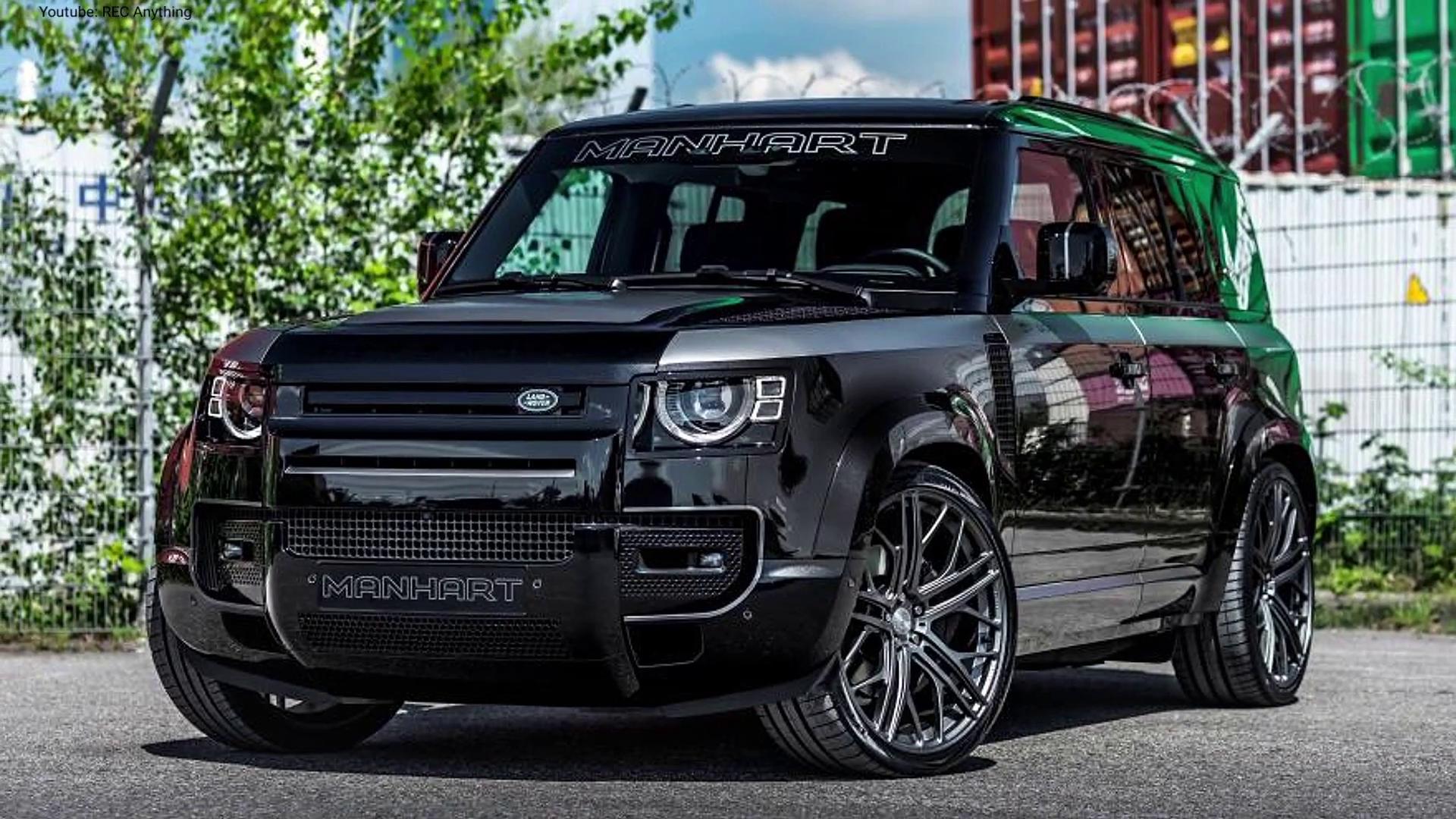 纯爷们儿的选择,manhart改装路虎卫士,外观就是这么霸气,空间足够大