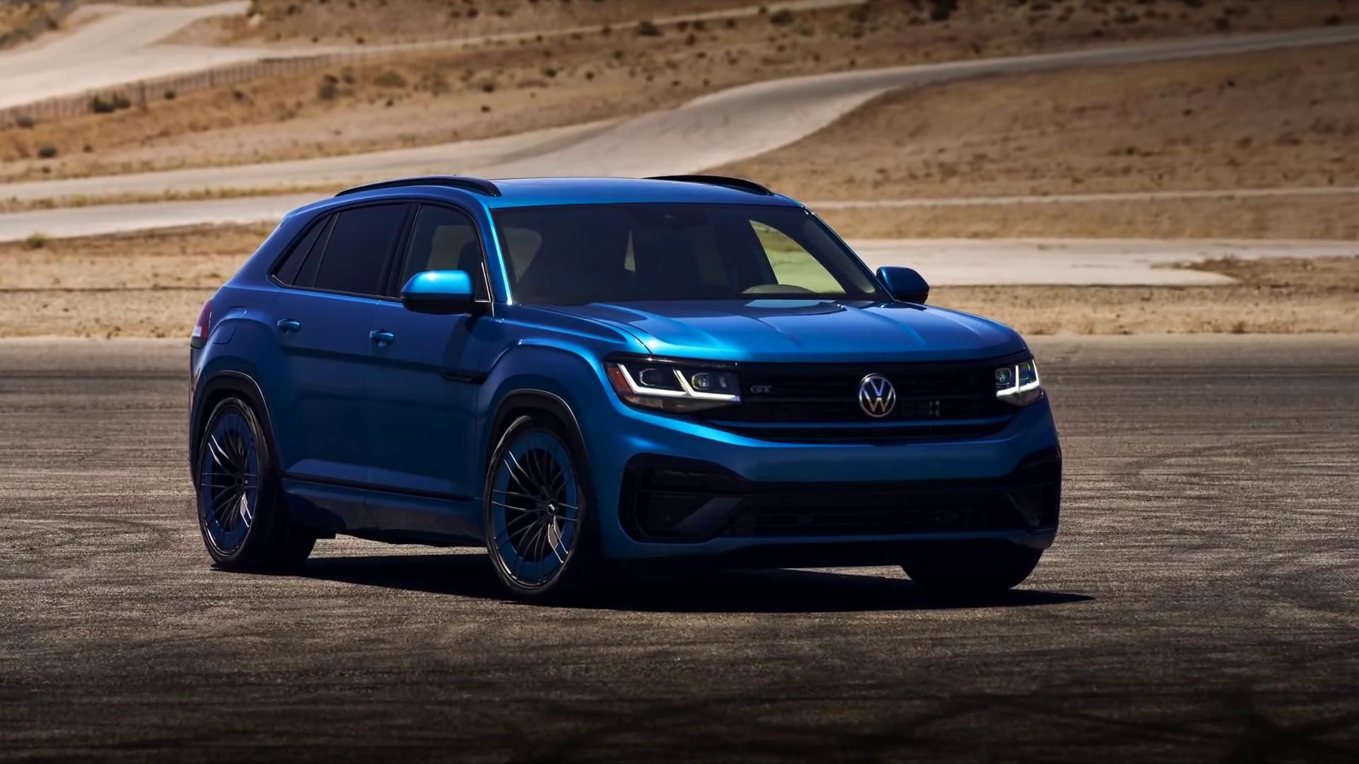 2022款全新大众atlas cross sport gt静态实拍展示,外形亮眼