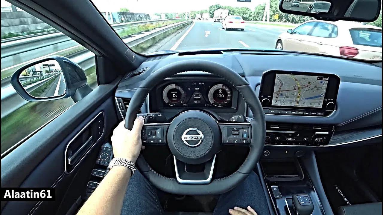 2022款新款日产qashqai第一视角试驾展示,驾驶舱舒适,速度很强