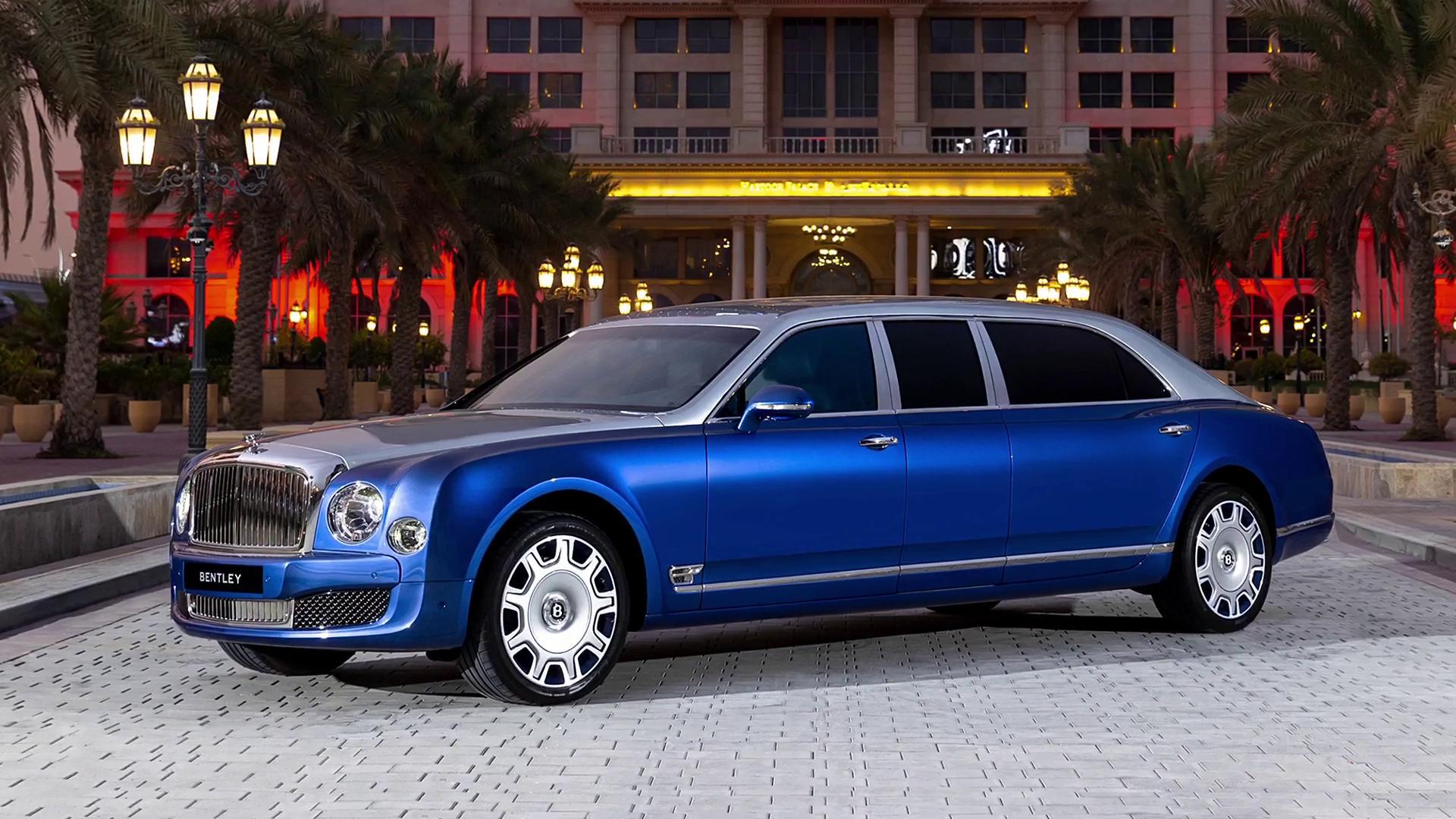 全新宾利慕尚加长版,匹配zf 8速自动变速箱