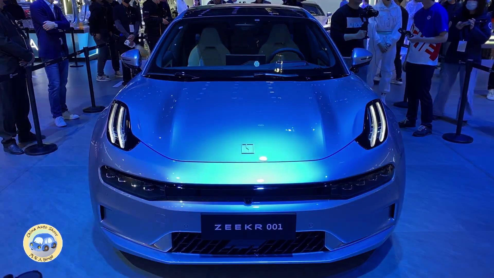 极氪001真车体验:这颜值真的很高,国产电动车厉害!