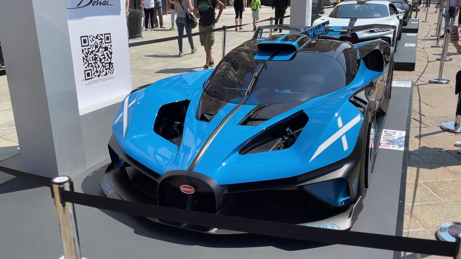 来自布加迪的超级计划,限量生产40台的bolide,将2024年面世