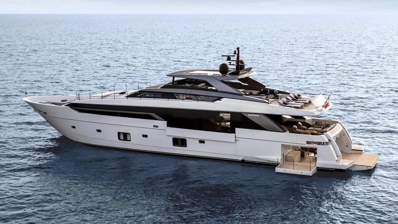 高速滑行快艇-新款意大利圣劳伦佐sanlorenzo sl120a游艇