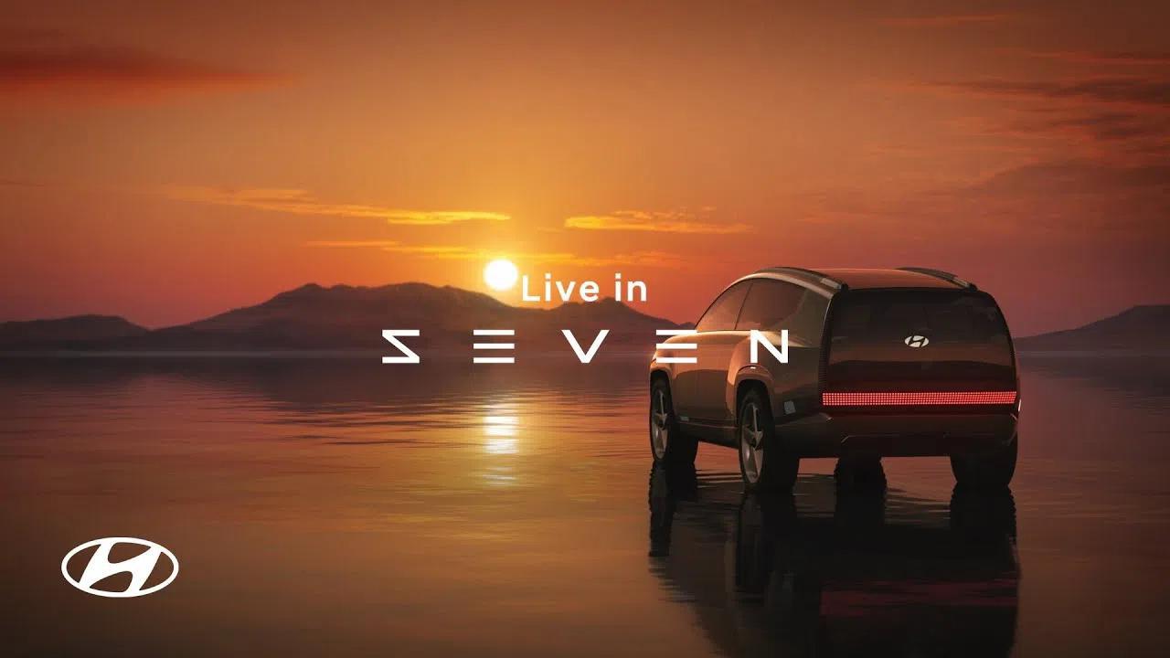 现代汽车发布最新电动概念车SEVEN 