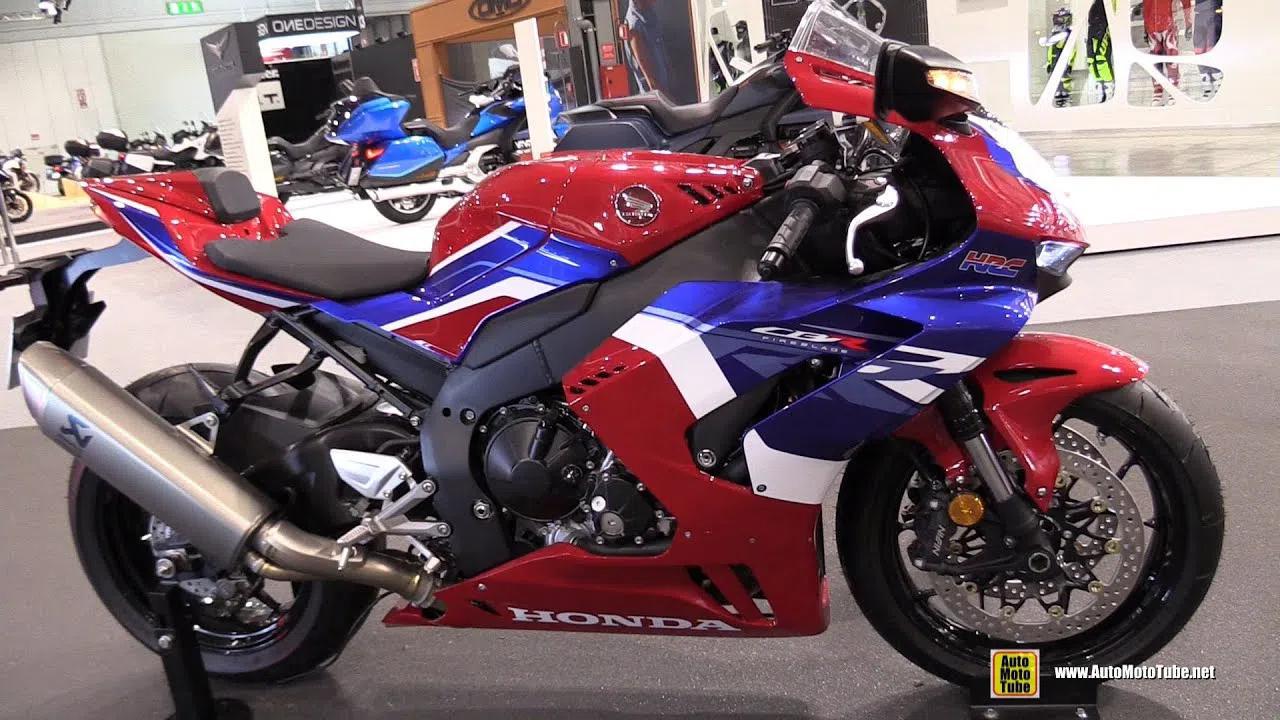 2022款本田cbr1000rr,超炫摩托车360度绕车实拍肉肉说车2021-11-280