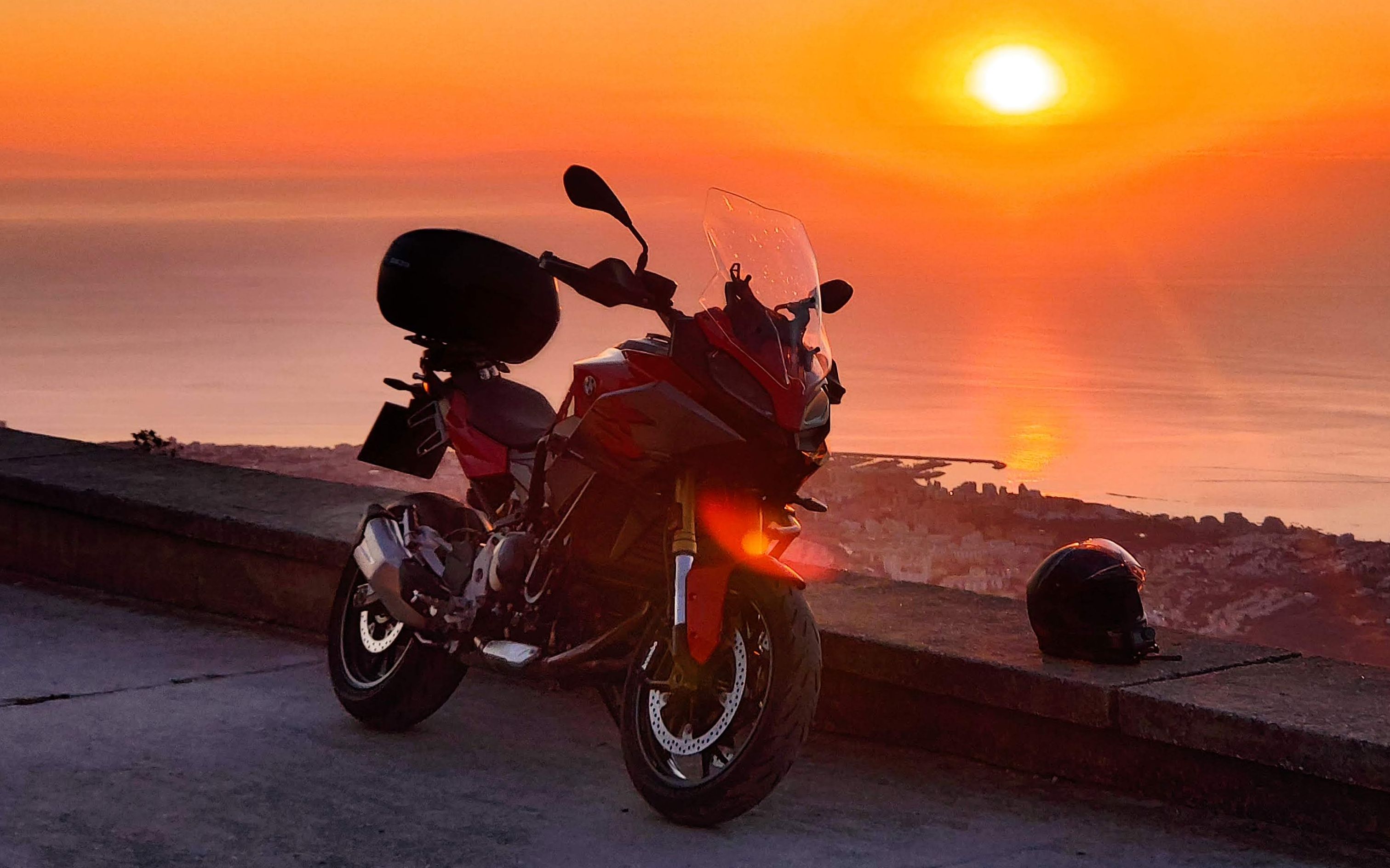 【bmw f900xr】心血来潮骑车去看日出