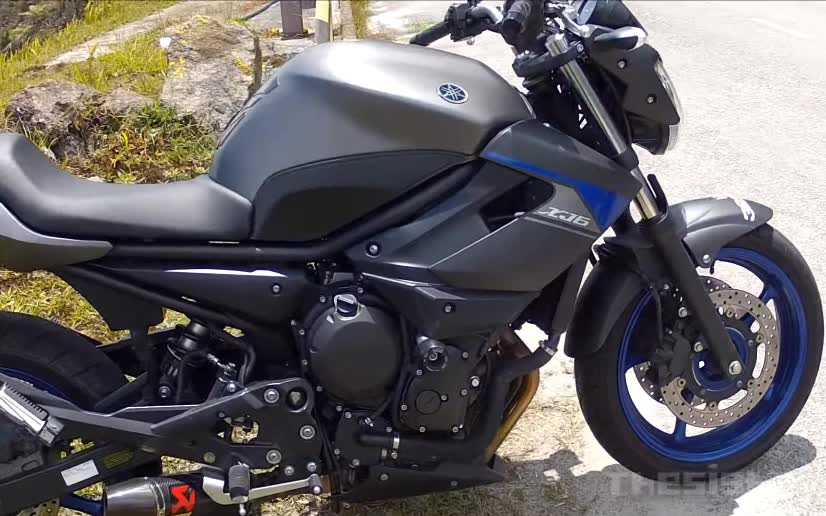 yamaha xj6改装天蝎排气声浪赏析