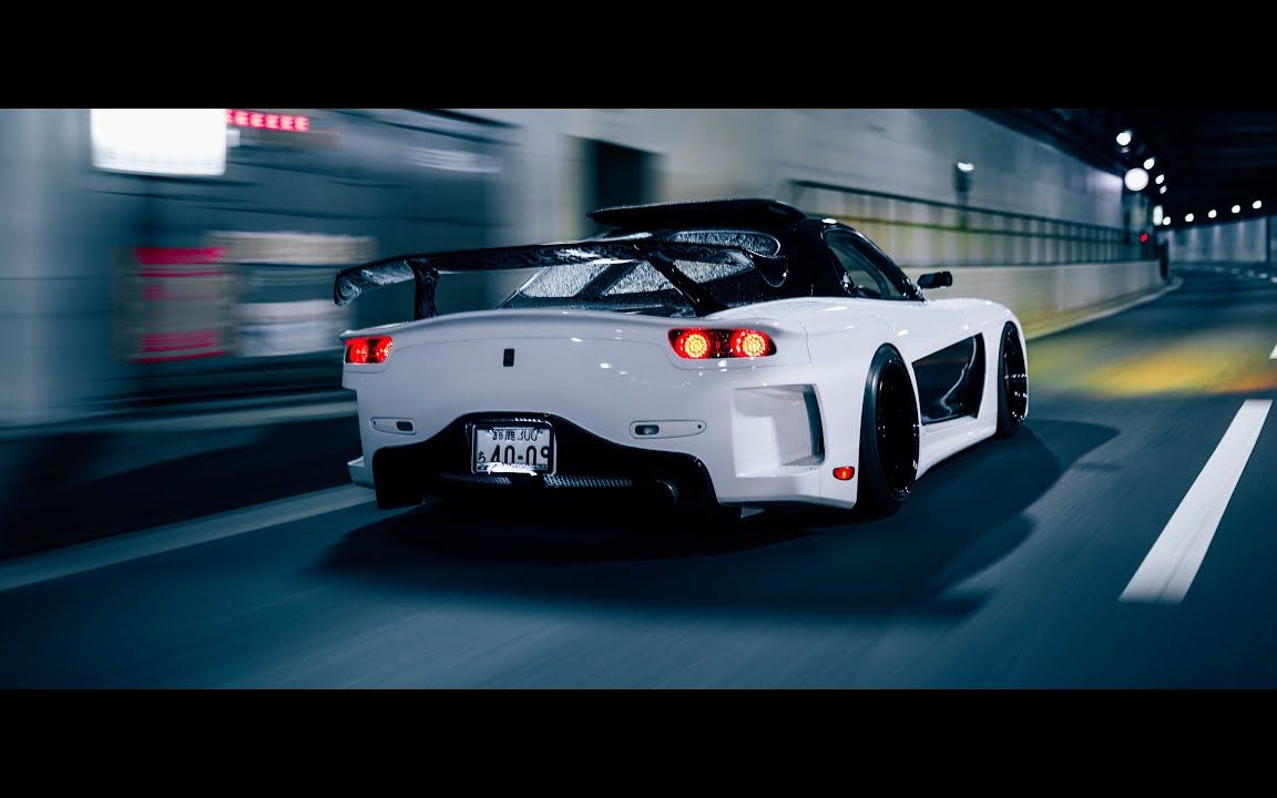 大阪雨夜 mazda rx7