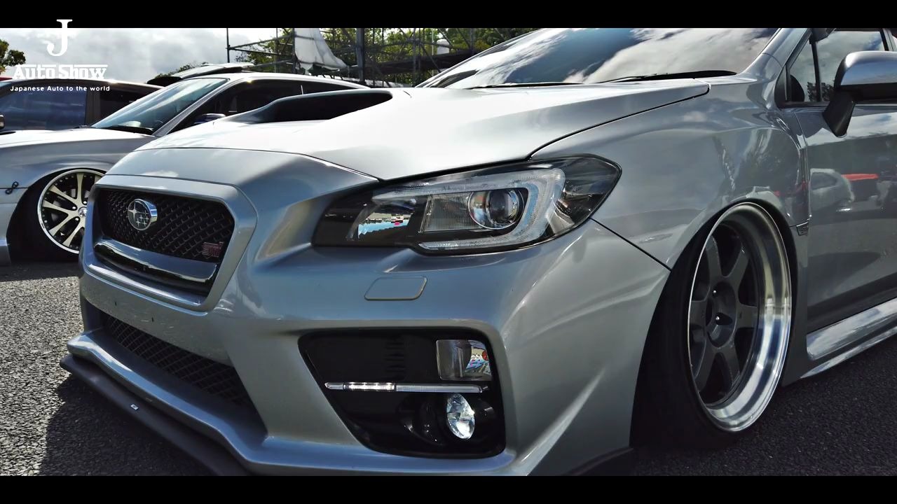 【jdm】低趴风格的斯巴鲁翼豹wrx sti@ドレフェス関西2020_易车视频