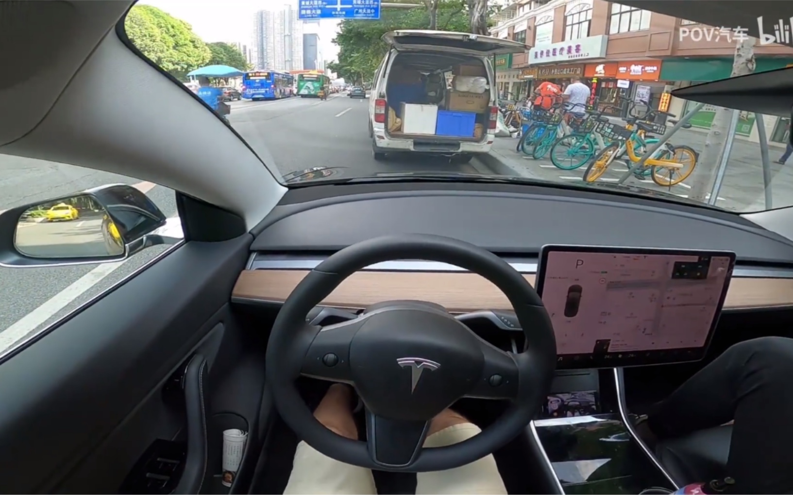 第一视角 试驾特斯拉 model3 这试驾真开不快啊