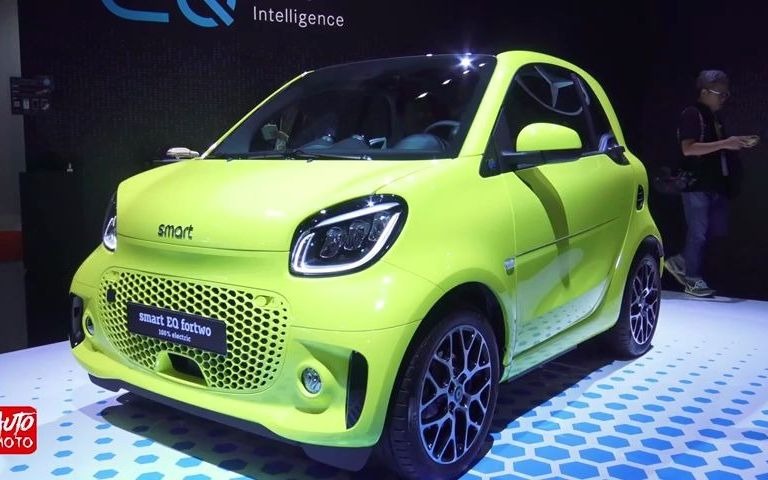 【新车展示】实拍2020奔驰smart eq for 2-外观内饰