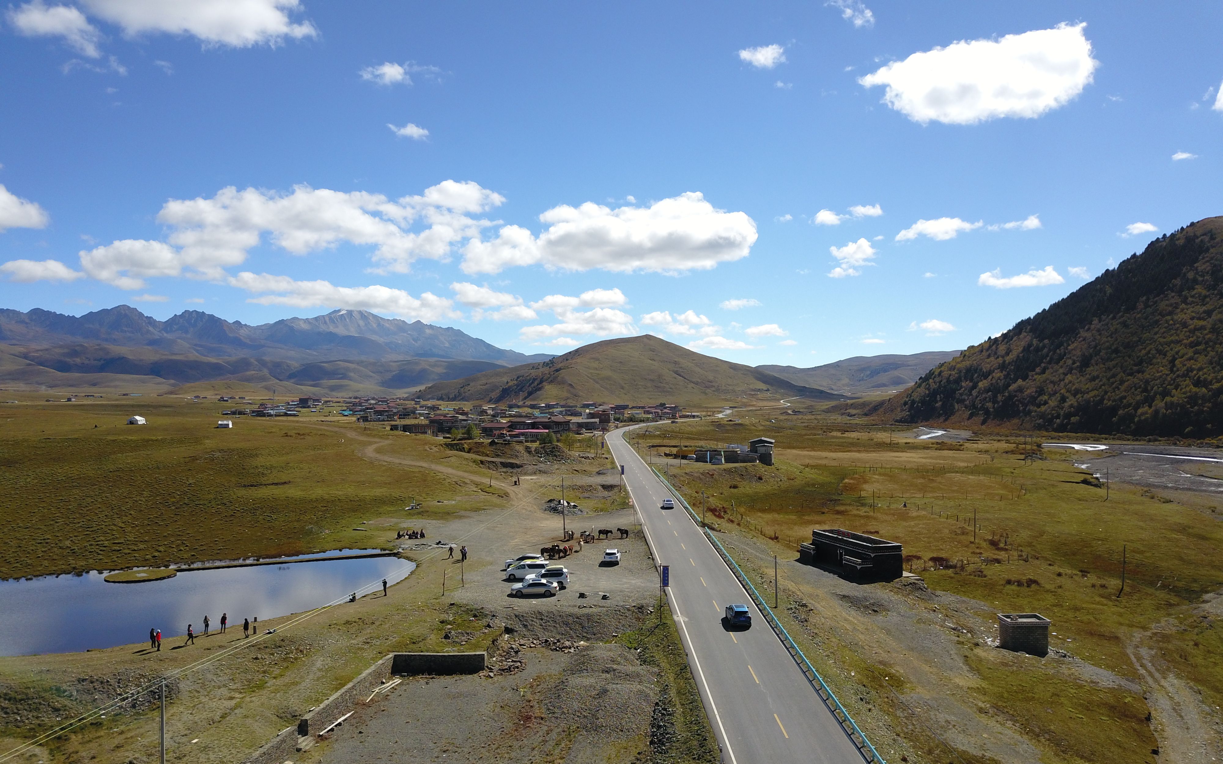 【航拍】自驾g318国道 塔公 新都桥 中谷