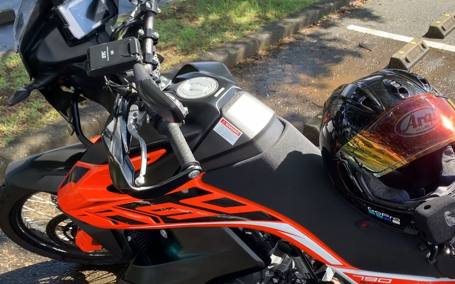 ktm790adv试驾in伊豆天空高速线