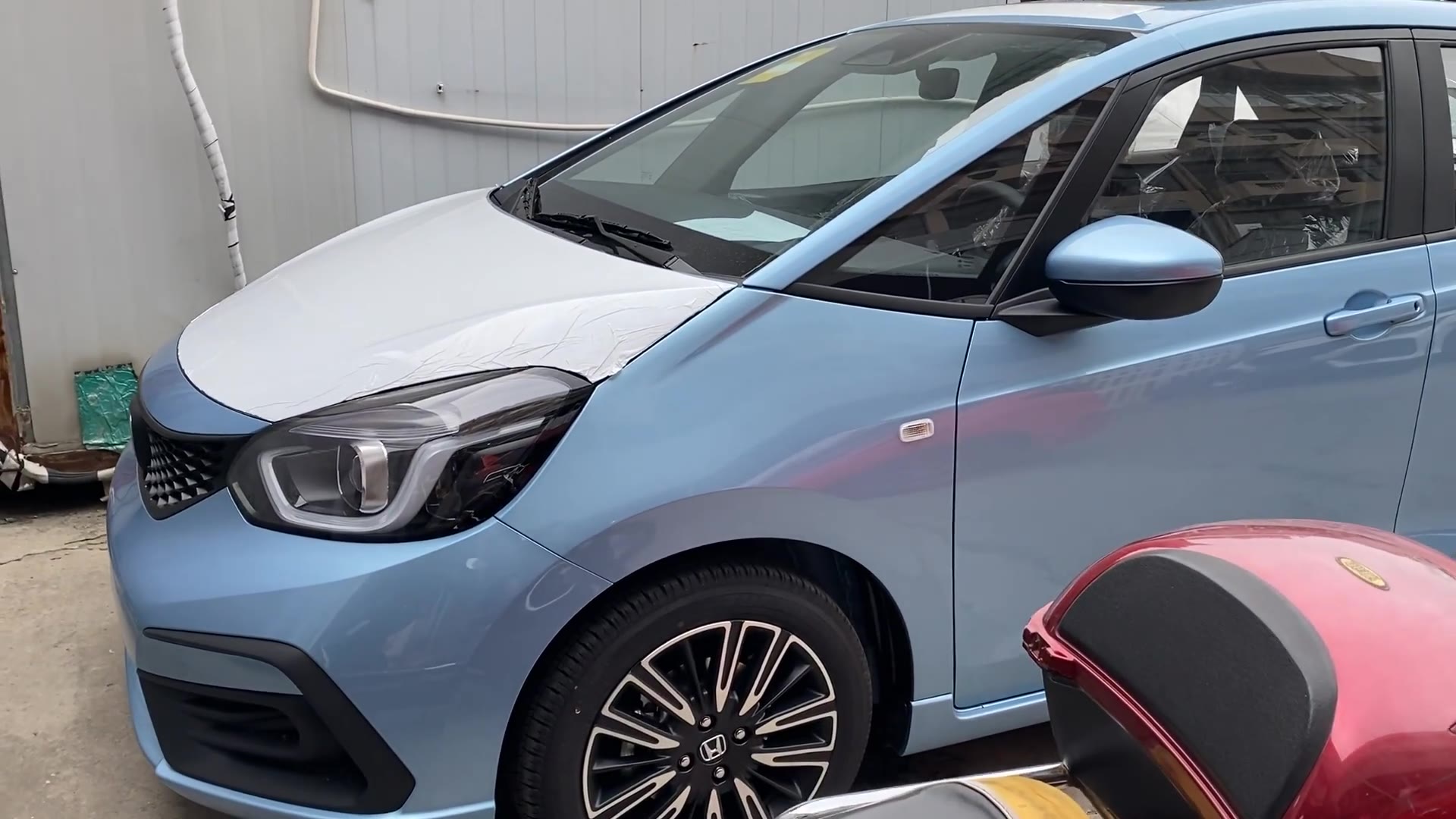 上海乾改(原上海g7) 第四代本田新飞度gr9潮跑pro 4s店提车 路试评价