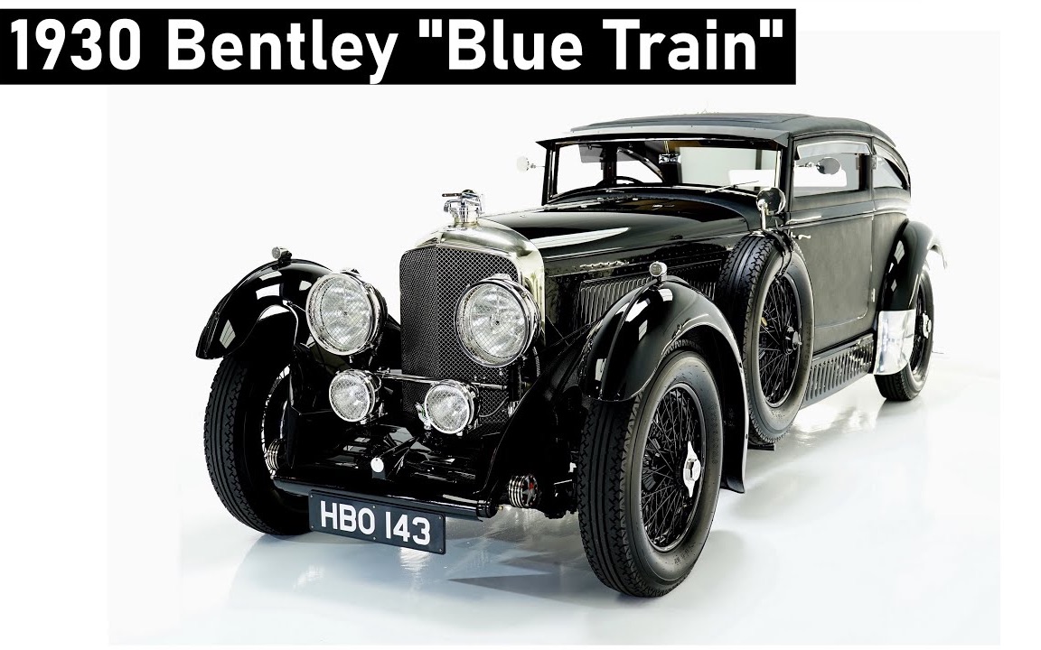 120多个工时修复的1930年宾利 "蓝色列车 "再现