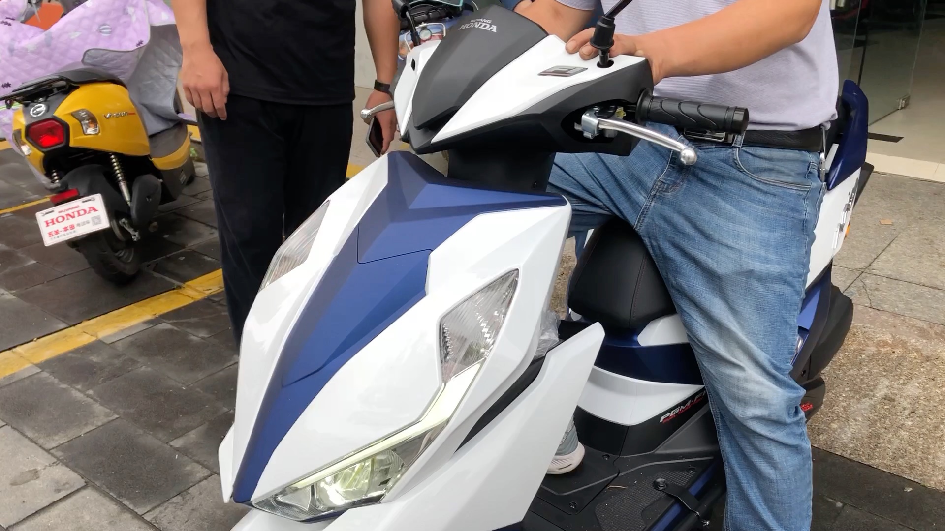 本田nx125,蛟龙200提车