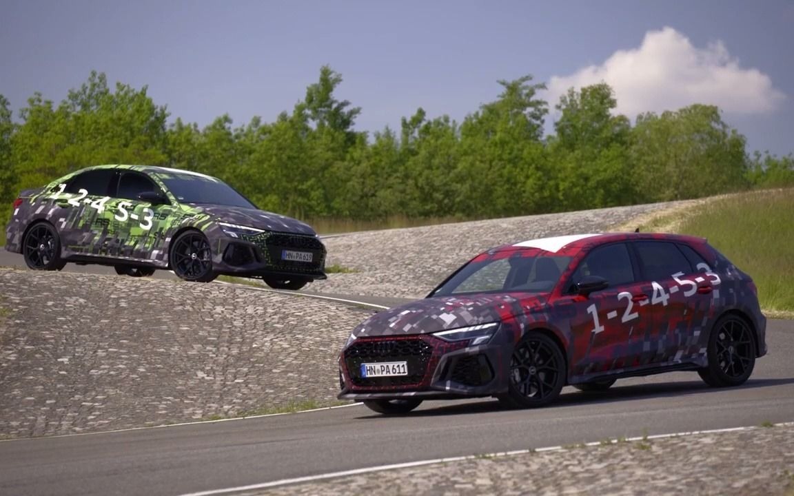 奥迪新一代rs3赛道&漂移演示