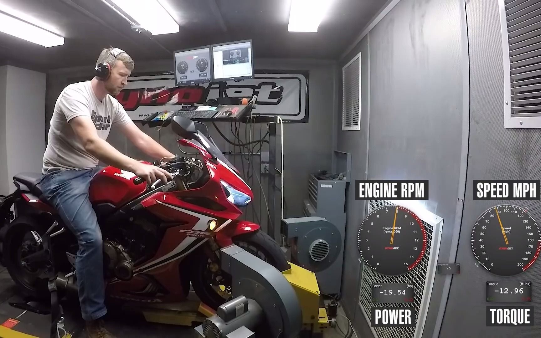 本田cbr650r马力机测试