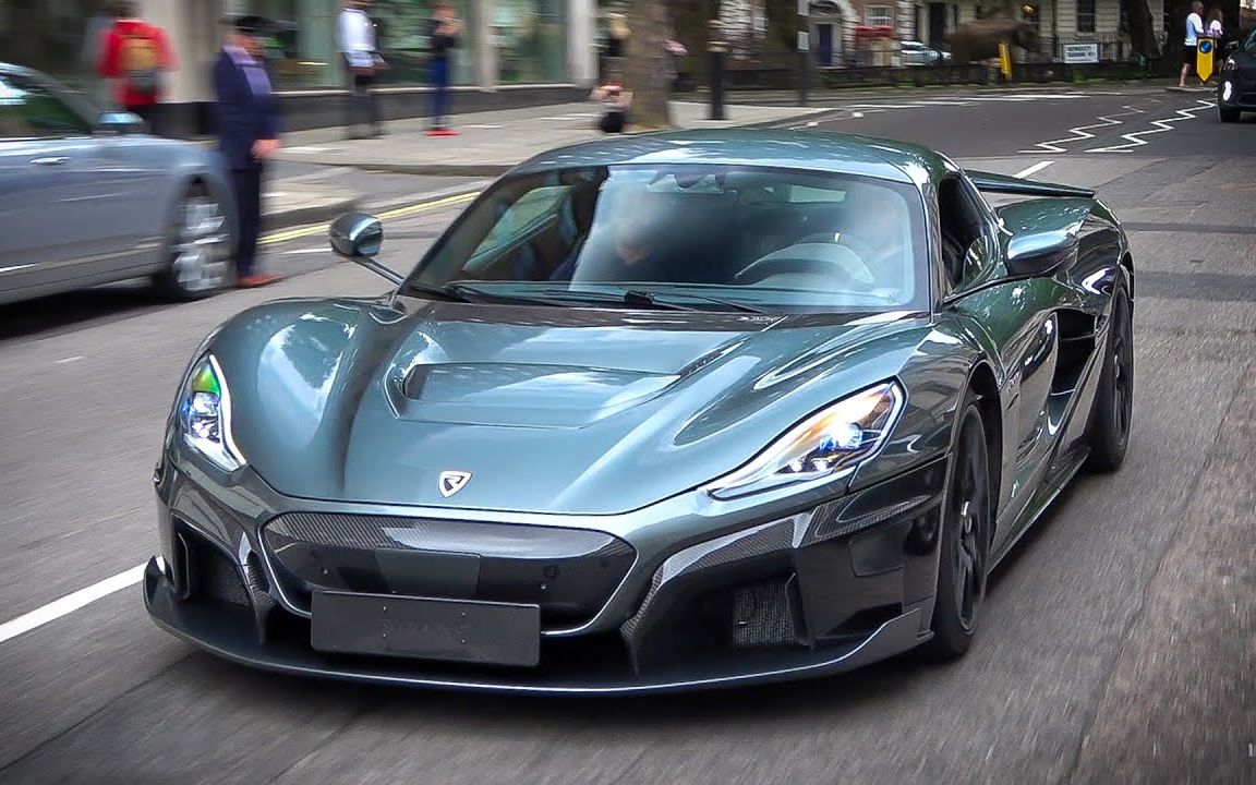 2000匹马力电动超跑rimac nevera现身伦敦
