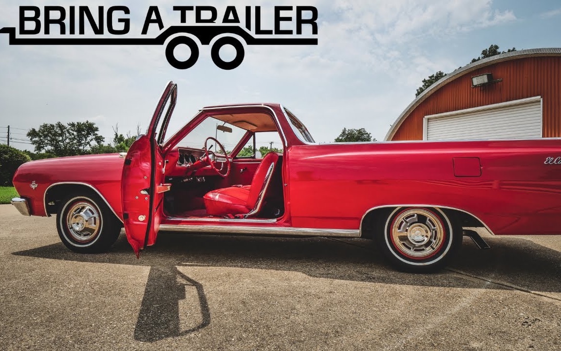 完美未修复的1965年雪佛兰el camino